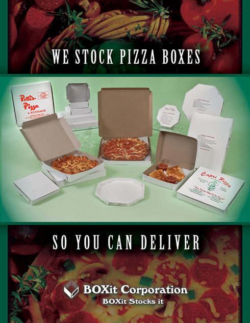 WE STOCK PIZZA BOXES SO YOU CAN DELIVER