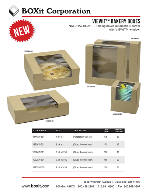 VIEWIT™ BAKERY BOXES