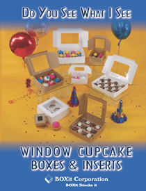 WINDOW CUPCAKE BOXES